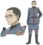 Karl's appearance in the Valkyria Chronicles anime.