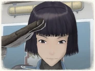 Nadine's appearance in Valkyria Chronicles.