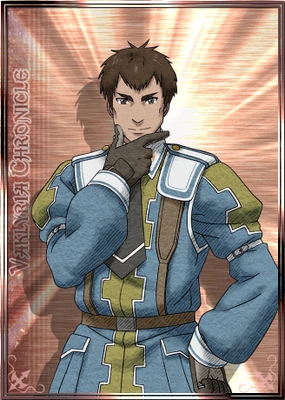 Reiner in Valkyria Chronicles Duel.