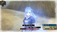 Riela using Valkyria. Screenshot