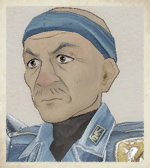 Coby's portrait in Valkyria Chronicles.