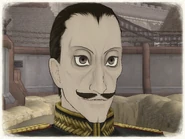 Giorgios Geld's appearance in Valkyria Chronicles.