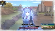 In-game screenshot of Alicia as a Valkyria.
