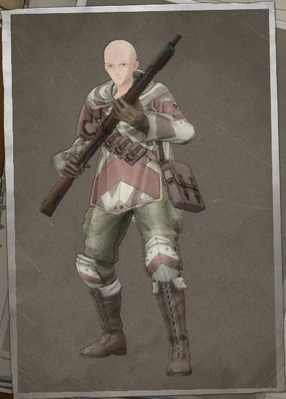 Aladdin Ballard in Valkyria Chronicles 4.