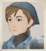 Yoko's portrait in Valkyria Chronicles.