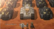 Lydia's tank as seen in the VCIII OVA opening.