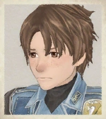 Emile's portrait in Valkyria Chronicles.