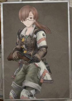 Teresa Leach in Valkyria Chronicles 4.