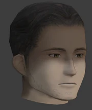 Face of unmasked Imperial soldier.