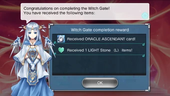 Witch Gate Completion Rewards