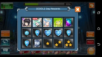Cool Element Panel Rewards