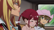 Mirei Shikishima, Mamori Tokonome and Meifon Sakura