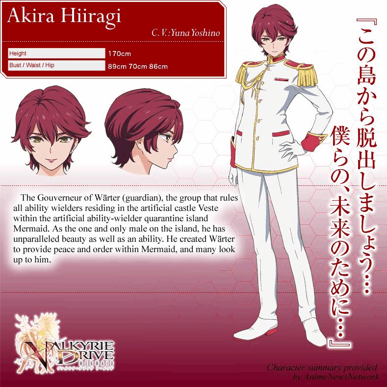 Akira Hiragi, Valkyrie Drive Wiki