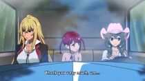 Mirei Shikishima, Mamori Tokonome and Meifon Sakura