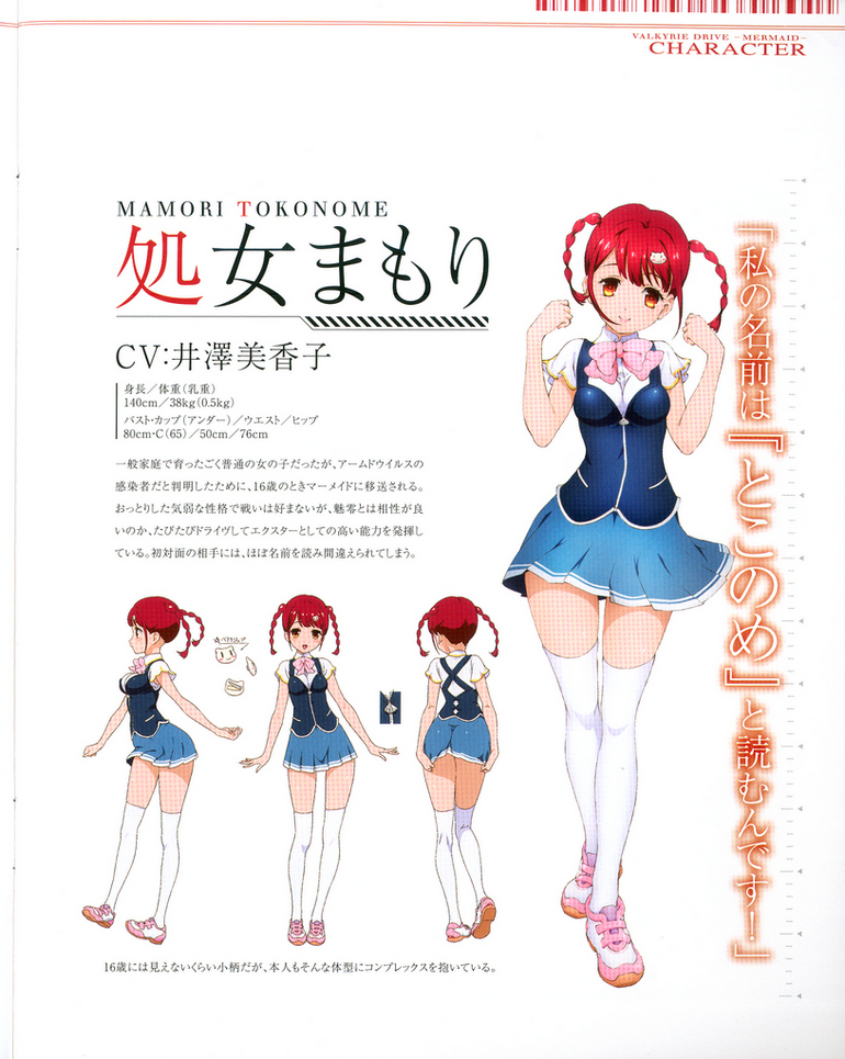 Tokonome Mamori, Valkyrie Drive Wiki