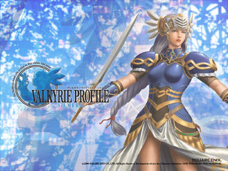 Lenneth promotional wallpaper (Valkyrie Profile 2: Silmeria)