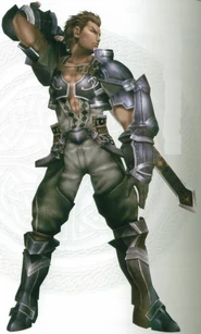 Arngrim in-game model (Valkyrie Profile 2: Silmeria)