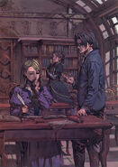 Lezard and Mystina as students (Valkyrie Profile)