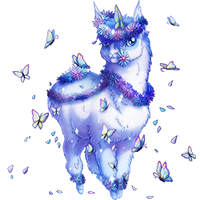 Blue Butterfly Fakiecorn