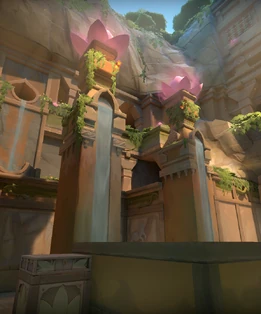 The lotus flowers on C Towers