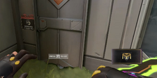 Chamber's Business Card, lying in the grass, at Sector 2B