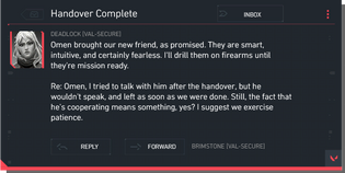 Deadlock's mail about Clove