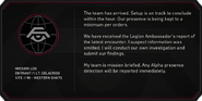 The first ATLAS email from Patch 6.0