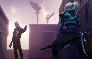 Yoru having killed Jett, Sheriff in left hand