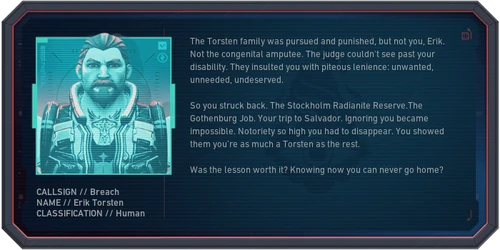 Breach's Dossier, found in Fracture
