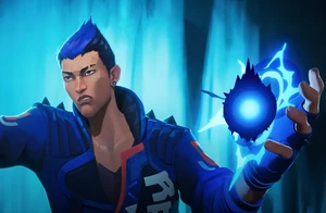 Yoru using his right hand to activate Gatecrash