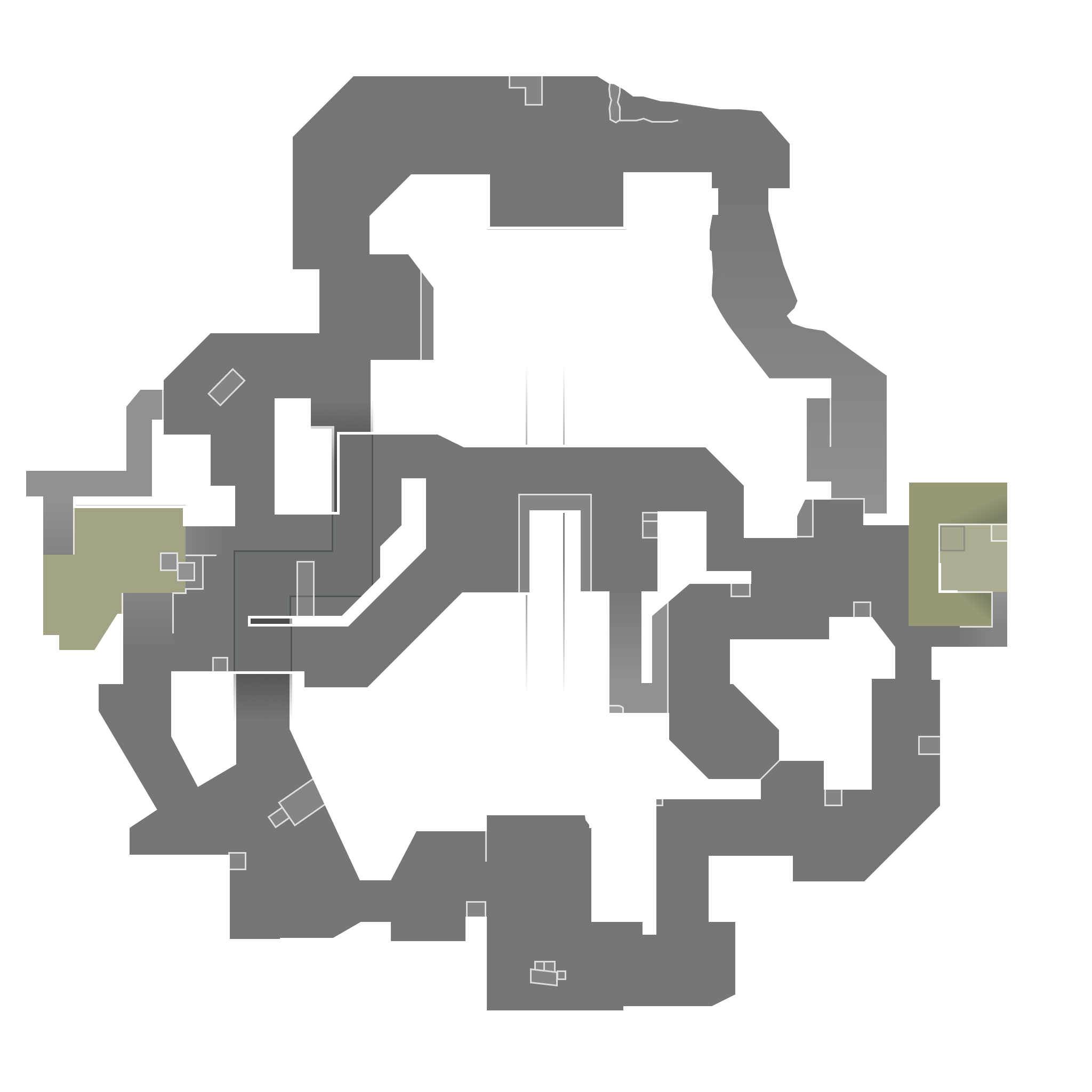 Printable / minimalist map overview of reworked Breeze and Fracture : r/ VALORANT