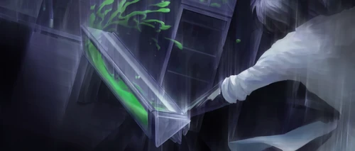 Dr. Callas had been holding a vial of chemicals the moment she was attacked