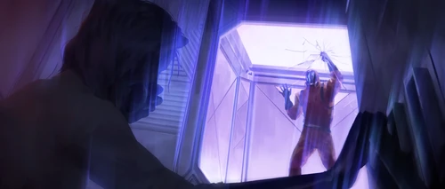 Ghost tries to break out of the chamber