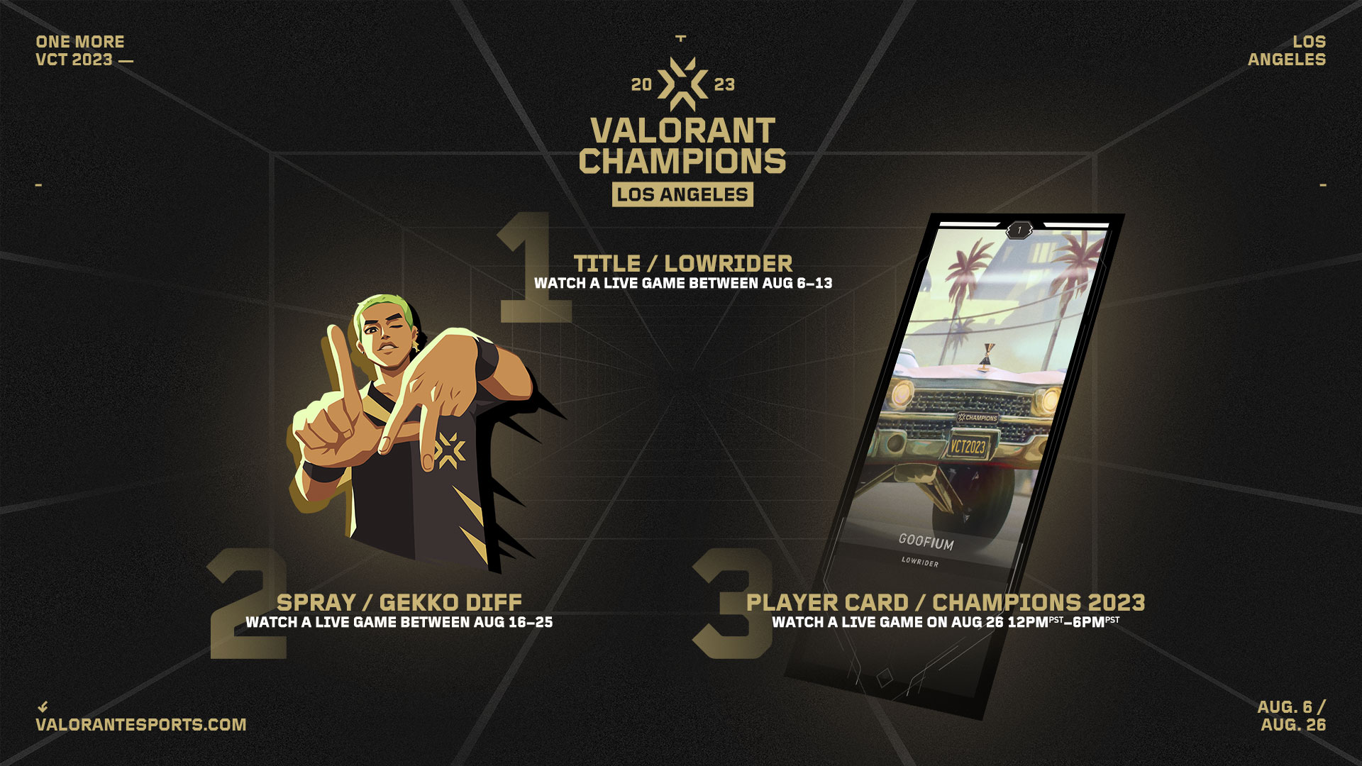 Celebrate Valorant Champions with prizes and free Prime Gaming