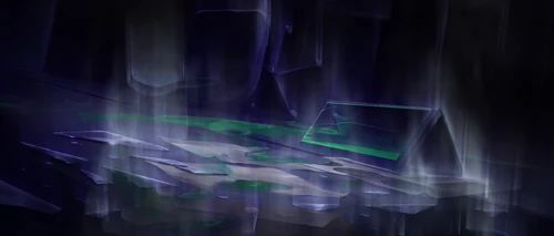 The vial was left shattered on the floor, releasing toxic fumes into the room