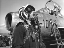 German pilot with F-84F in 1960