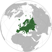 Europe orthographic Caucasus Urals boundary