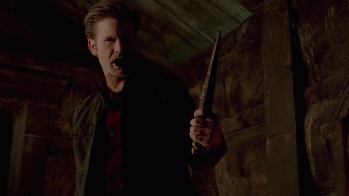 Alaric VOLTA a vida  The Vampire Diaries (1x15) 