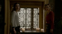 Hayley and Freya see The Hollow in her real form
