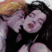 Lestat drinks from Akasha