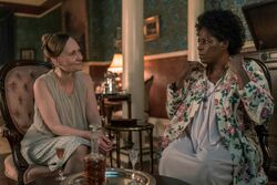 Carlotta gives Delphine the necklace