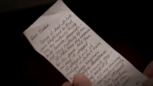 The Vampire Diaries: 7x15 - Alaric reads Damon's letter, Caroline