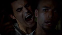 Stefan bites Jesse TVD 5x04