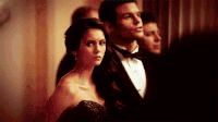 Elena with Elijah at the Mikaelson ball