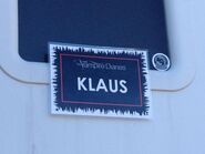 Klaus on set