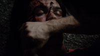 Damon healing Jeremy after the crash in TVD 5x01