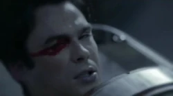 Damon being experimented and tortured in 1953 by the Augustine society