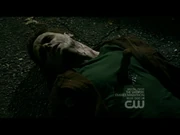 Logan, nachdem er von Alaric gepfählt wurde.