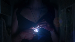 Finn saves Freya's life by using his magic.