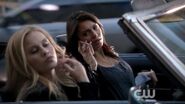 Rebekah and Elena steal Damon's car